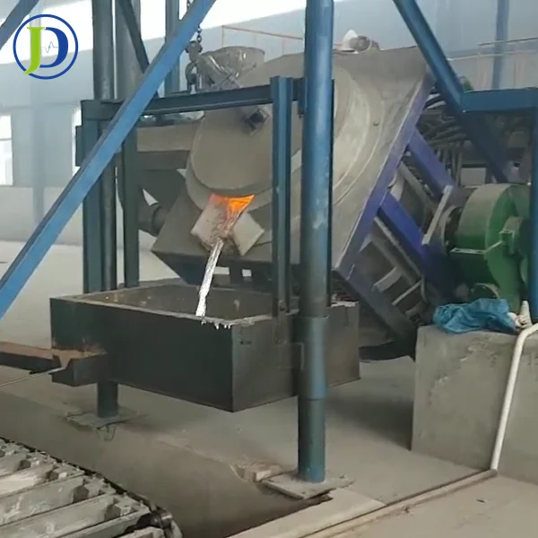Gas-fired aluminum melting furnace 2T per hour aluminum liquid casting aluminum ingot production machine