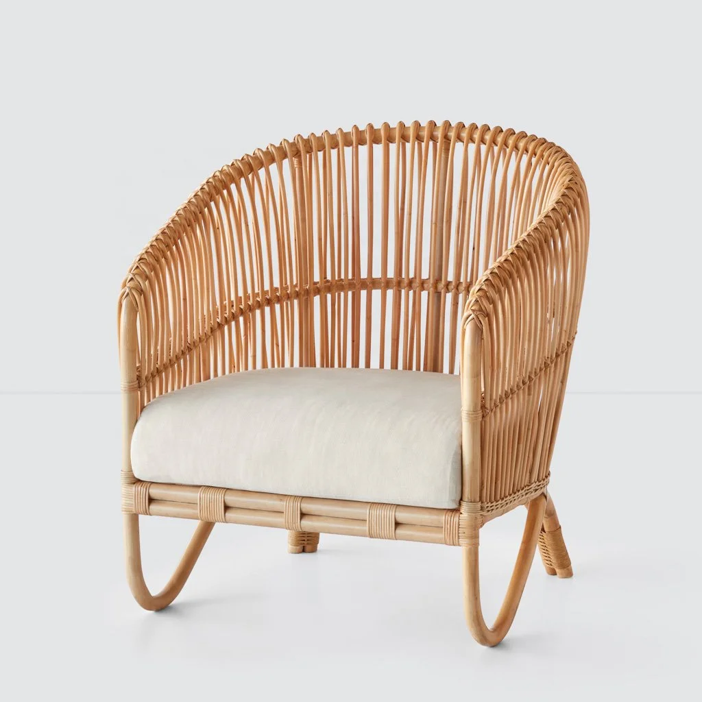 
Outdoor Garden Furniture Patio Cane Chair Modern outdoor rattan wicker Chair Bamboo Chair for Garden home Living room 