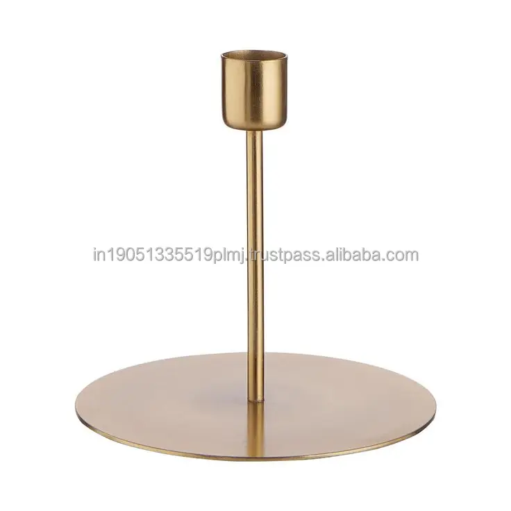 Gold Christmas candle Stick Luxury Handmade Custom Brass Candle Holder For Christmas Decoration Set of 3 Candle Sticks Holders