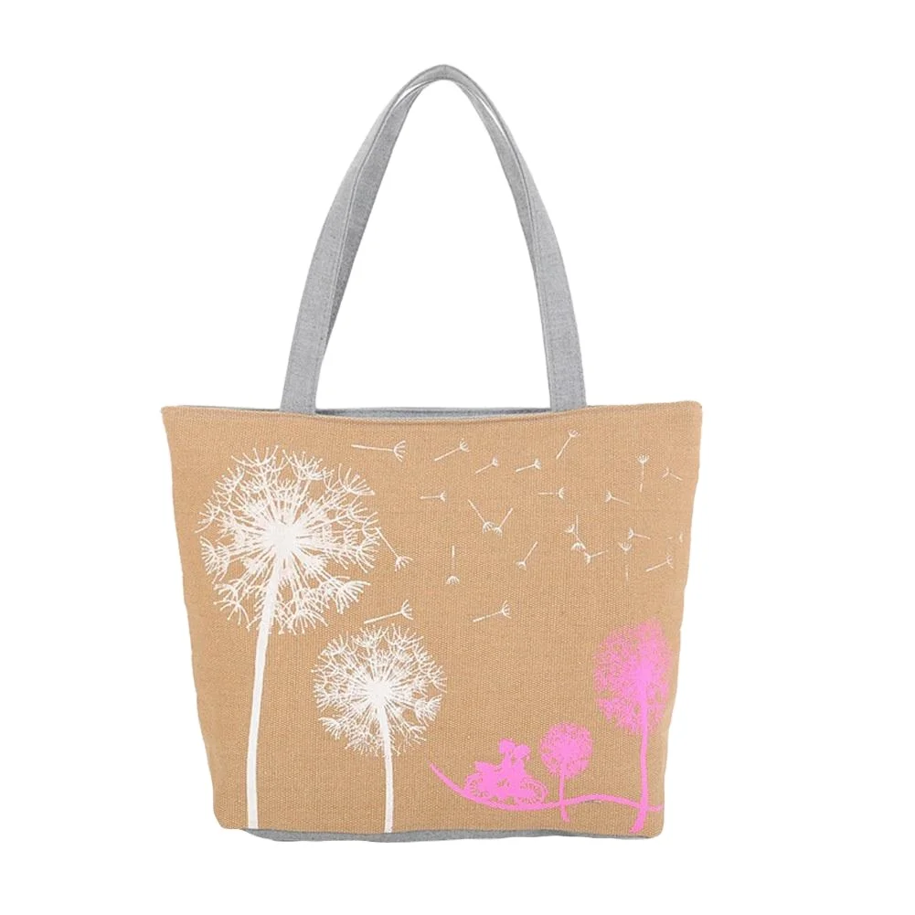 Premium quality Basic Handbag Small Blank Colorful Cloth Printed 5oz Organic Cotton Tote Bag wholesale