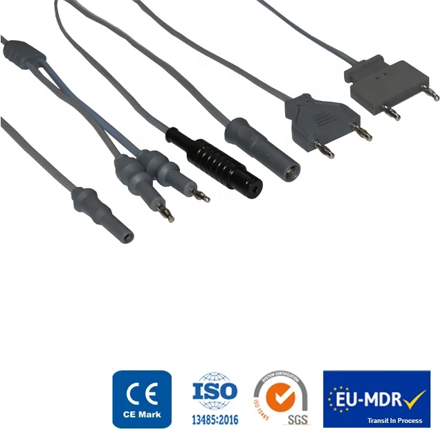 Высококачественный монополярный кабель Valleylab 4-8 мм штекер с щипцами по конкурентоспособной цене от машины Bowa Bard 8 в комплекте