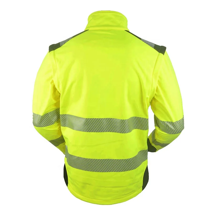 Best Hi Vis Clothing Safety Men Workwear Work Jacket With Reflective Stripes