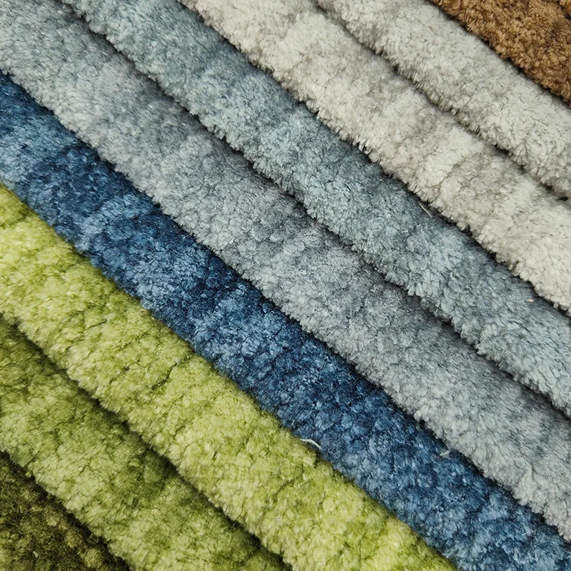 Free sample 2023 new design sofa fabric wholesale  manufacturer upholstery plush fabric home textile