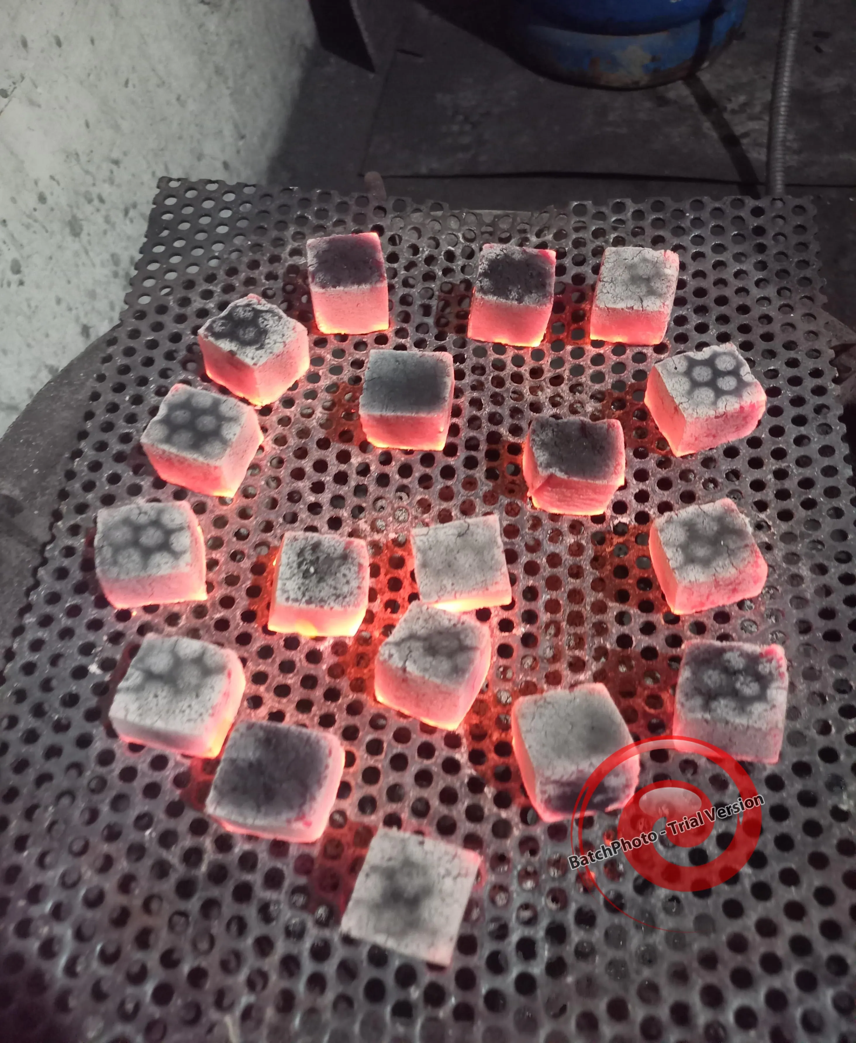 BRIQUETTE CHARCOAL MAKING MACHINE Coconut Shell Charcoal Briquette For Shisha / Hookah From Indonesia