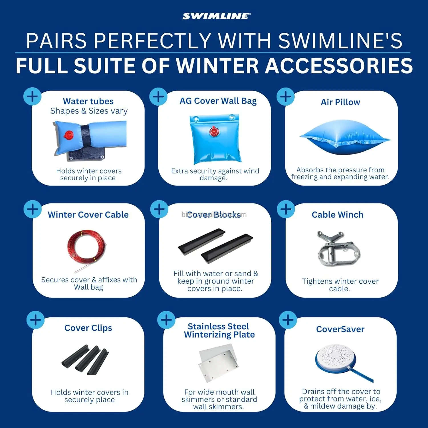 2024 Customized Air Pillow for Above Ground Pools Cover Cushion Swimming Pool