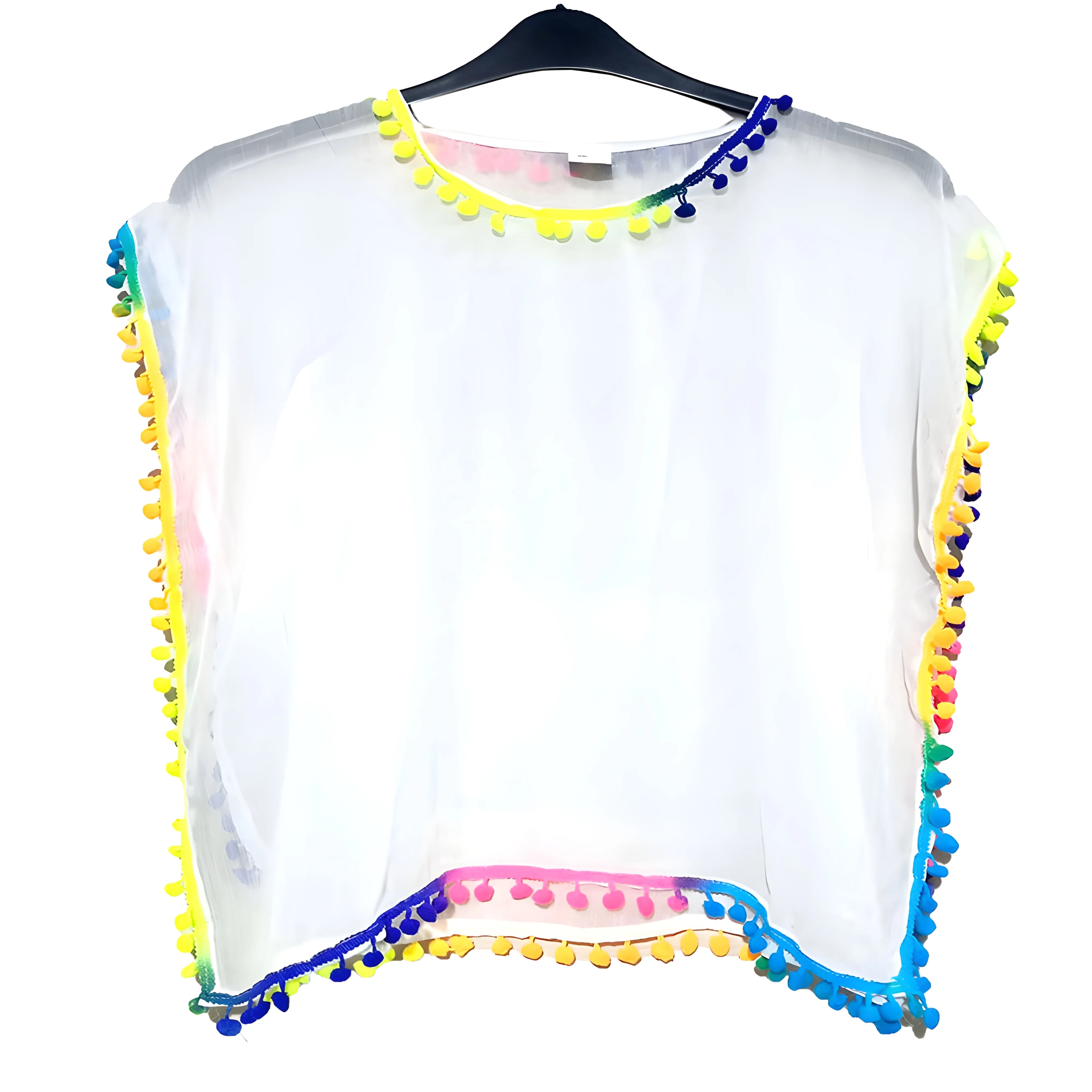 Hot Baby Girls Swimwear Cover Up Summer Pompom Kids Beach Smock Tunic Sexy Bikini Girls Swimwear for Kids Ready In Stock