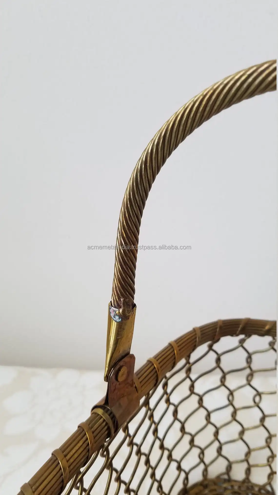 Customized Shape Fruit Basket Mesh Wire Vintage Design Vegetable Basket Best Quality Kitchenware Baskets For Sale