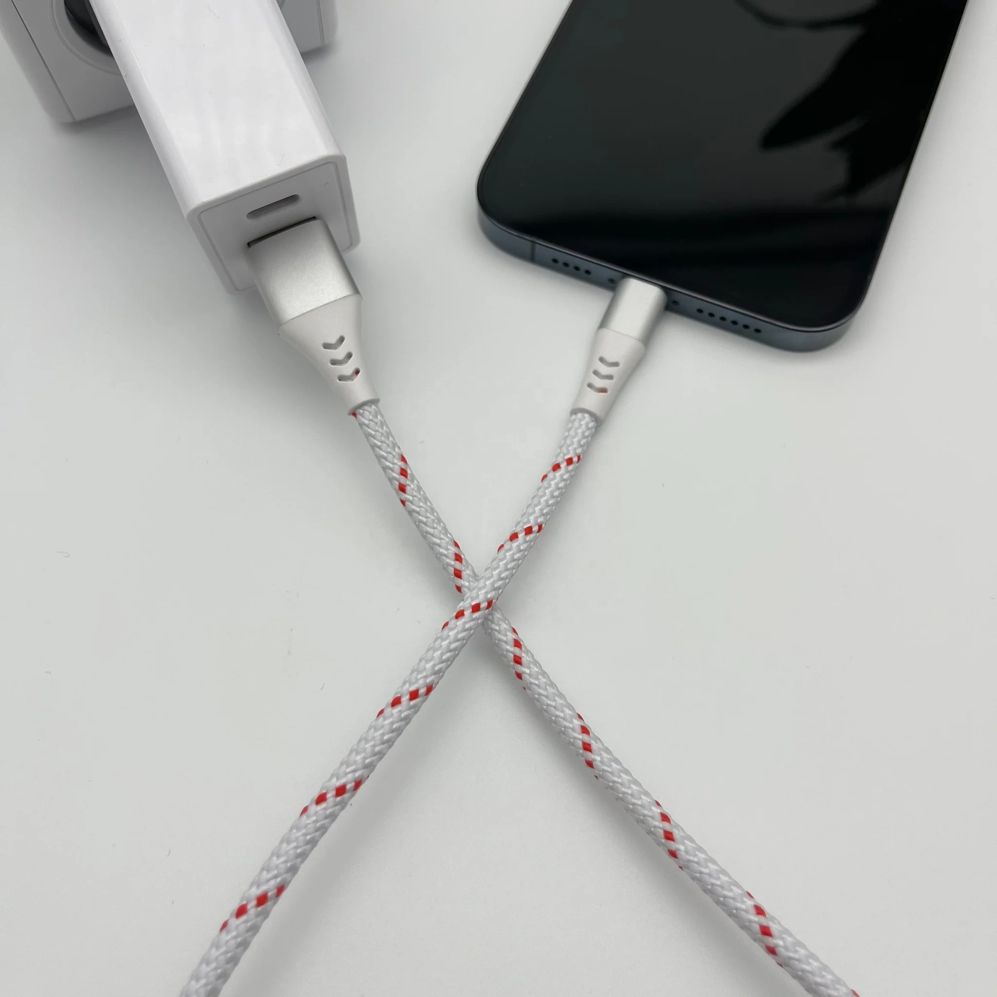 3ft 6ft 10ft Nylon Braided Metal Head Lightning Cable 2021 Trending Design Best Option for Buyers