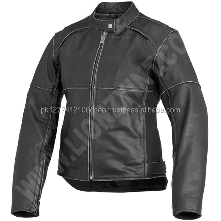 OEM New High Quality White PU Best Selling Price High Quality Ladies Women Leather Jacket