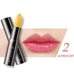 Oseur Classic Lipstick 02 Apricot PH Lip Balm Long Lasting Magic Temperature Color Changing Lipstick