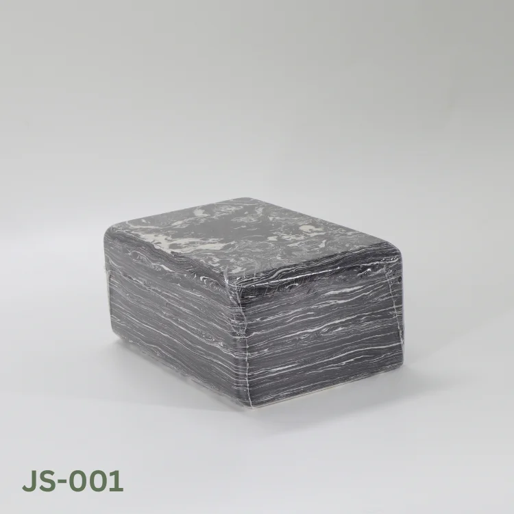 Customizable color pink pattern camouflage eco packaging yoga block