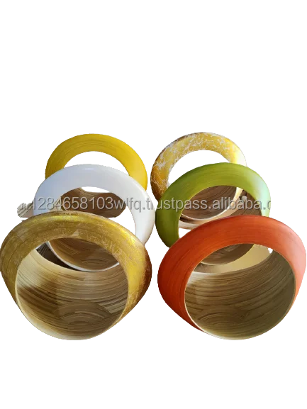 Floral Basket - Lacquer Bamboo Craft Floral Rolled Bamboo Basket - ODM, OEM, Eco-Friendly Basket - Customized Accepted