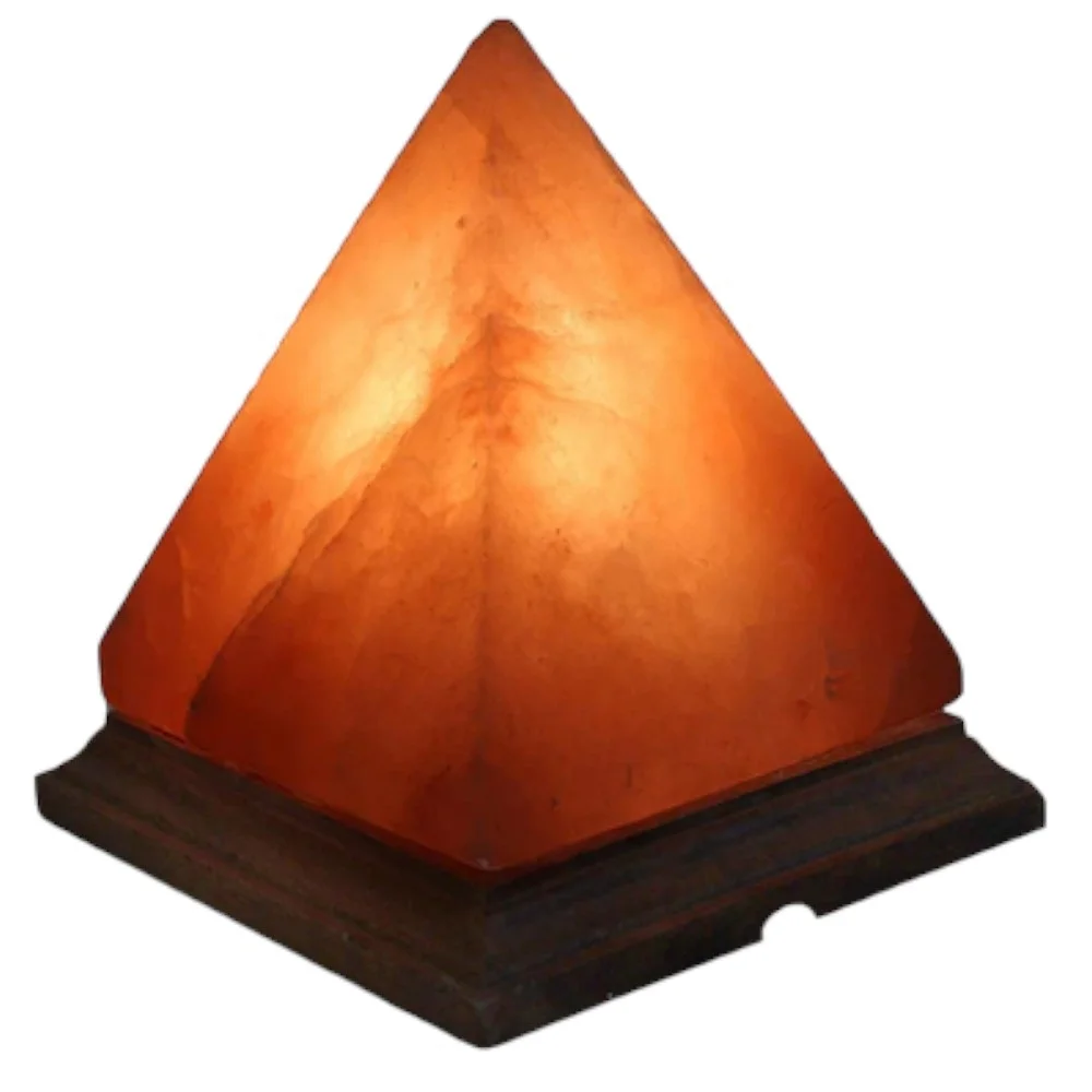 Discover Tranquility in Every Corner with Himalayan White Salt Pyramid Lamp from Sian Enterprises