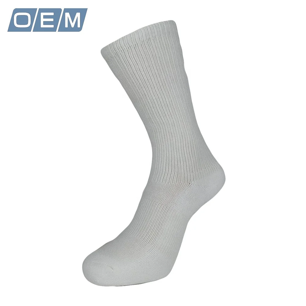 College All White Black Elite Adult Anti Slip Grip Moisture Wicking Soccer Baseball Football Padded Socks