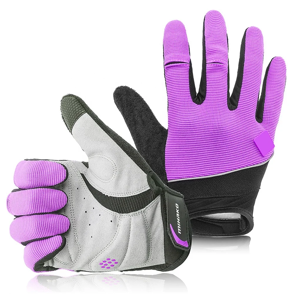 OEM Available Breathable Mesh Full Gym Gloves Finger Gel Pad Touch Screen Cycling Motorcycle Riding Bike Bicycle Sport Gloves