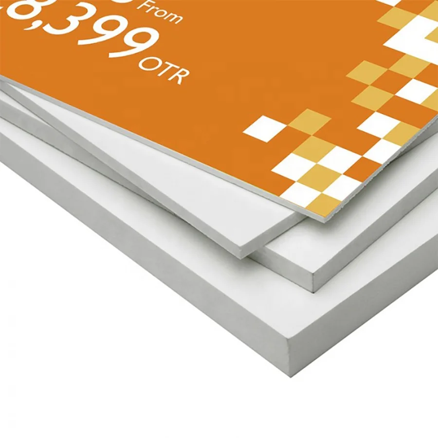 One Sided / Two Sided Colorful Custom Printing On pvc foam Board Signs