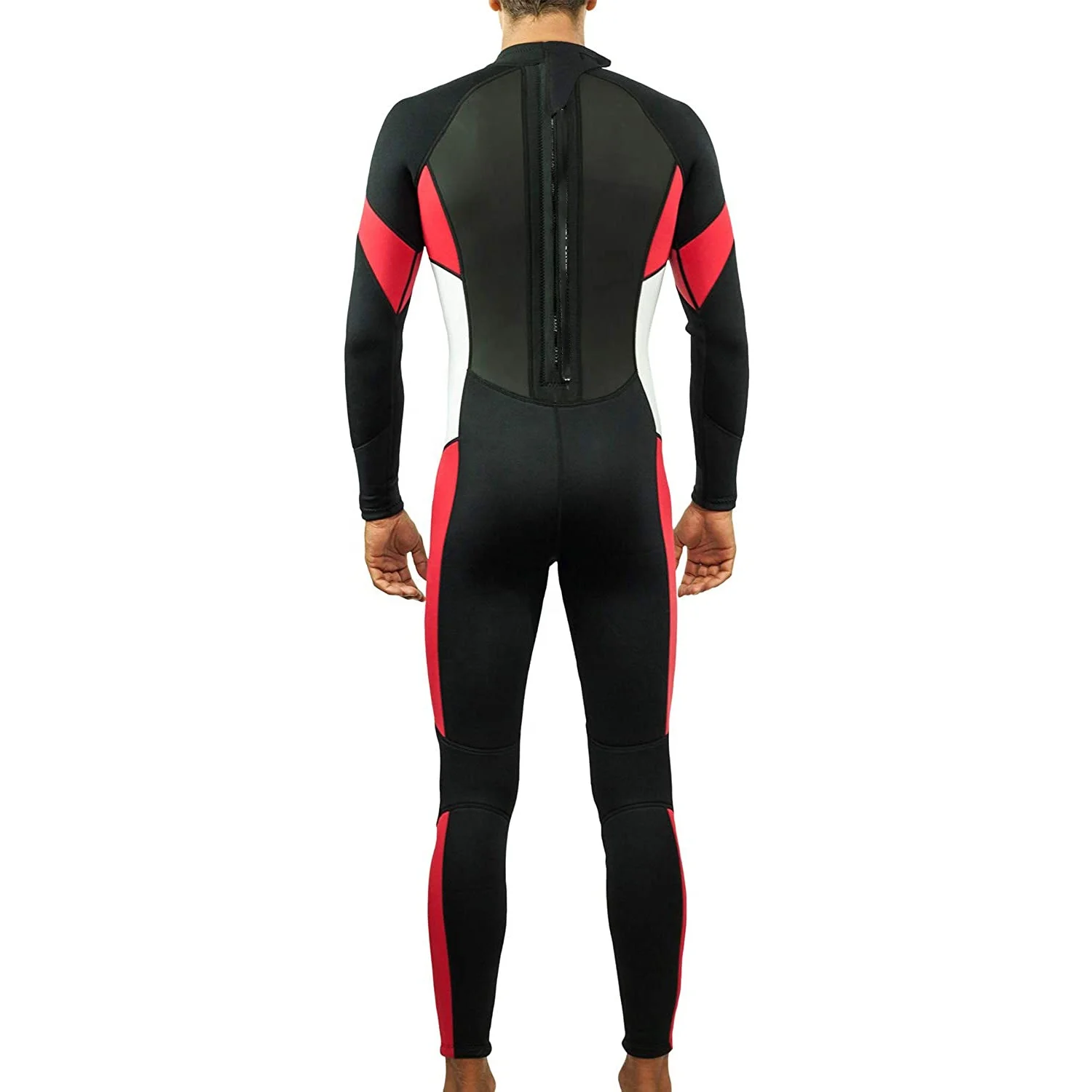 
Full Wetsuit for Men Neoprene Shark Skin Chest Panel Super Stretch Neck Cuffs 