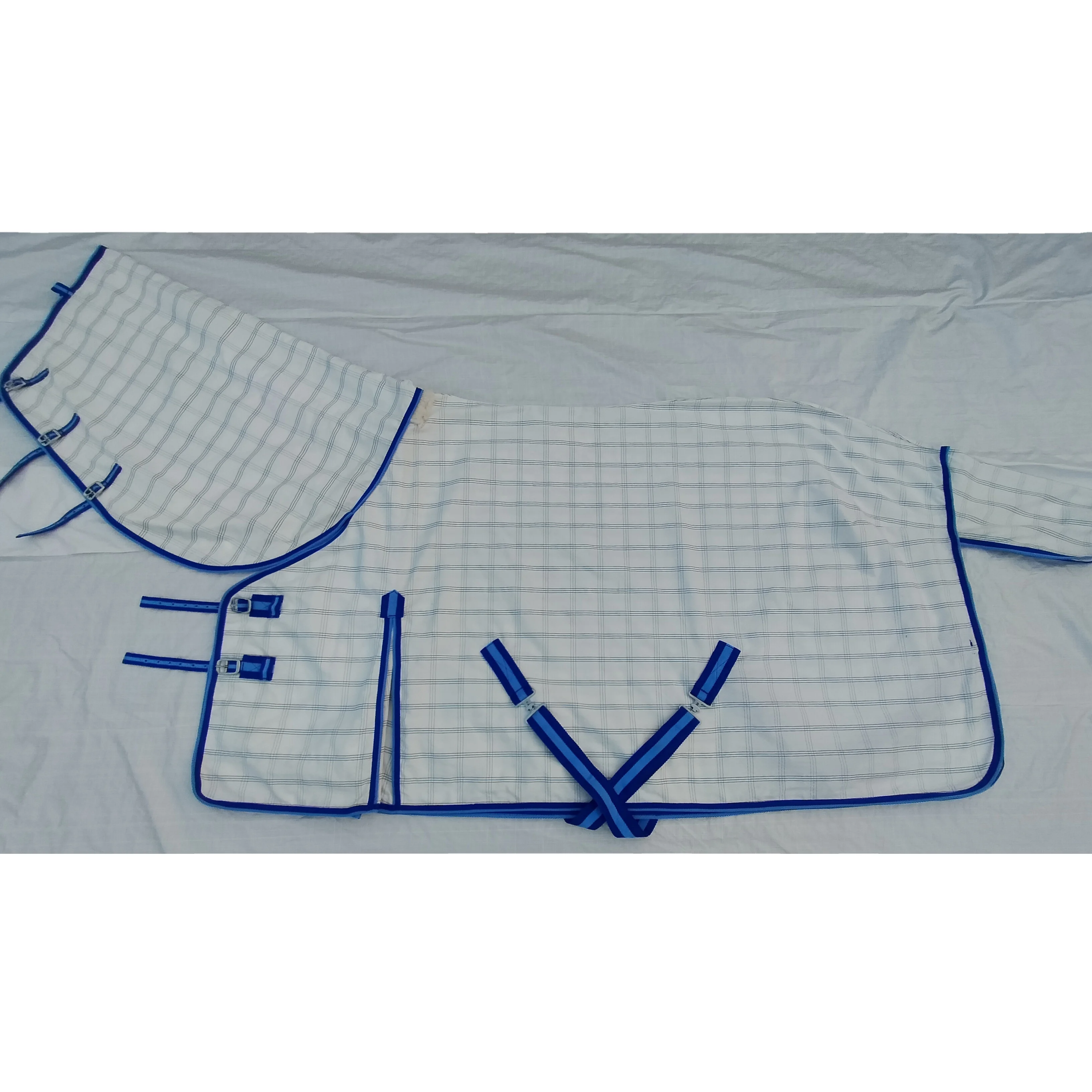 Wholesale Summer Horse Rugs Australian Ripstop Check Summer Rugs Sheet High Quality Polycotton Fabric Diamond Weave Many Colors