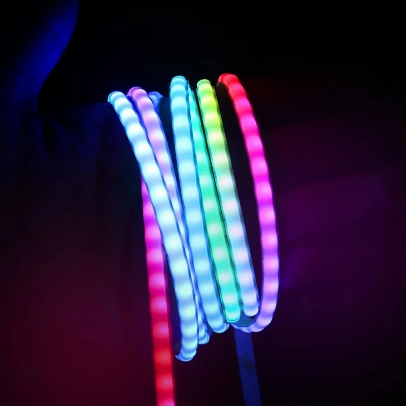 COB RGBIC LED Light WS2811 WS2812 DC 5V 12V Pixel Addressable 160/720LEDs/m Full Dream Color Changing RGBIC LED Strip Tape