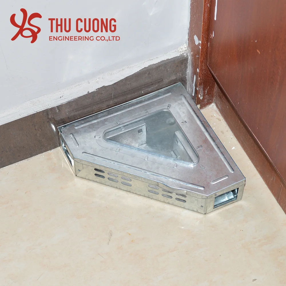 Ловушка для гуманной мыши ловушка многократного захвата клетка безопасного дизайна легкая в использовании борьбы с вредителями многоразовая под действием угловая крыса