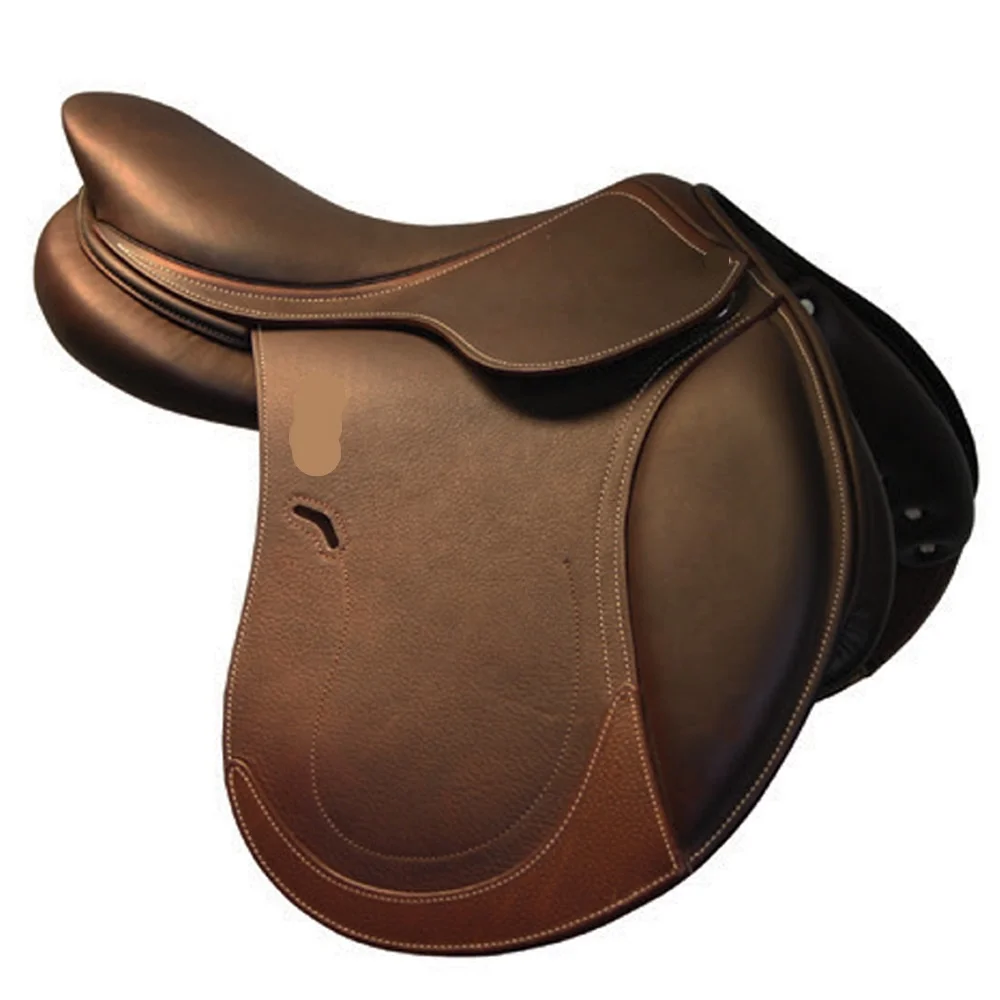 High Quality Horse Riding Equestrian Leather Jumping Saddle