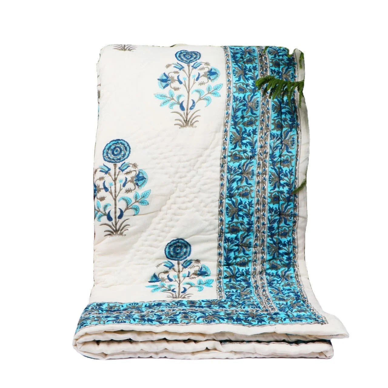 Индийские мягкие хлопковые одеяла Jaipuri новый функциональный материал дизайн Buta тканевое постельное белье альтернативное одеяло из волокна