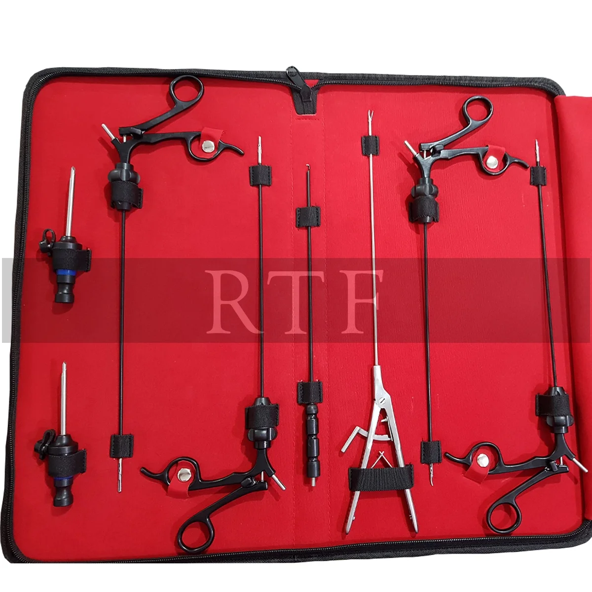 Reusable laparoscopy instrument 8Pcs Surgical Laparoscopy Forceps Set, Abdominal Surgery Laparoscopic Tools Set