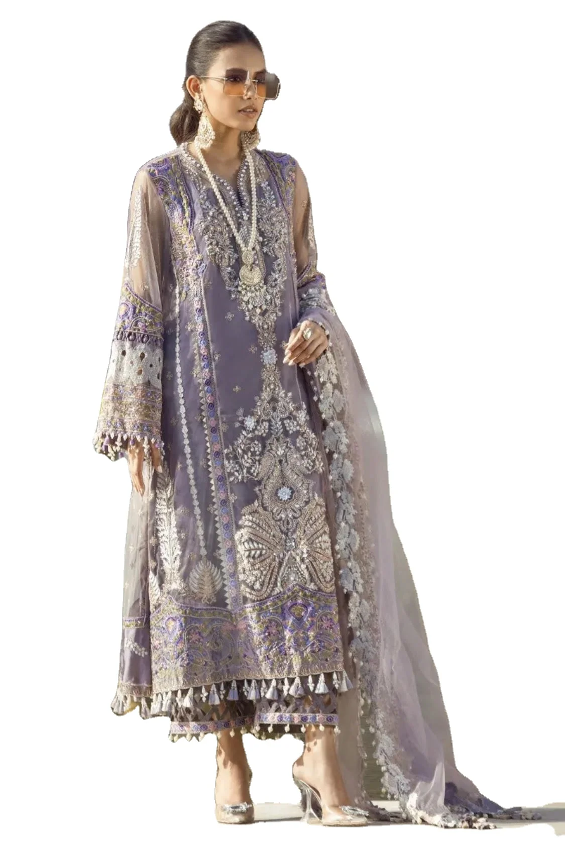 Premium Quality 2022 Latest Design Wholesale Pakistani ladies shalwar kameez customized color size best stitching Quality