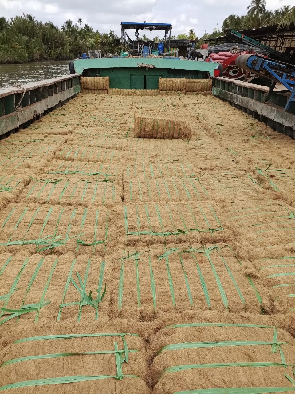 TOP RATED! High quality 2024 Export Coconut coir Fiber 100% Natural Coconut Fiber for mattress 24-28% moisture made in Viet Nam