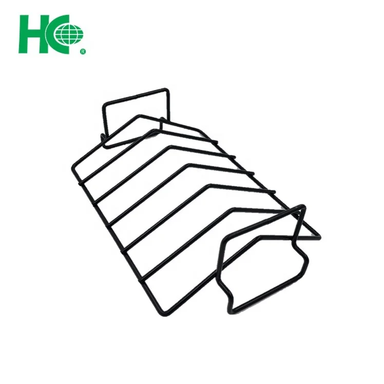 Chrome rib barbecue rack