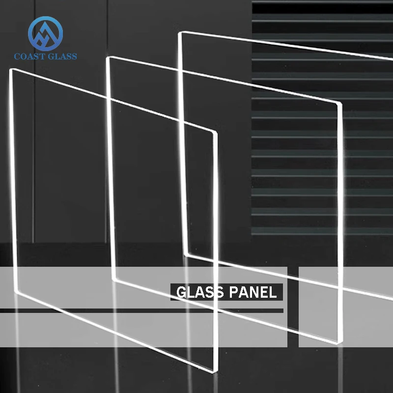 Custom Cut Glass Small Size 0.3 0.5 0.8 1 2 mm Ultra White Glass-Ultra Clear Glass Panel Sheet