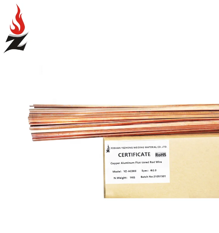 
0% silver brazing alloy bcup2 phosphor copper brazing welding rod for copper 