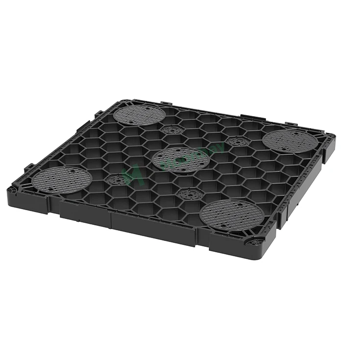 Tufftrack plastic grass pavers panel boundary fence for raised floor construction
