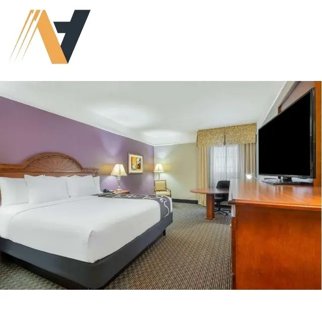 LaQuinta Hotels Project Morden Luxury Hotel Furniture Sets Hardwood Bedroom Collection by Ngoc Hoang Anh Factory OEM&ODM