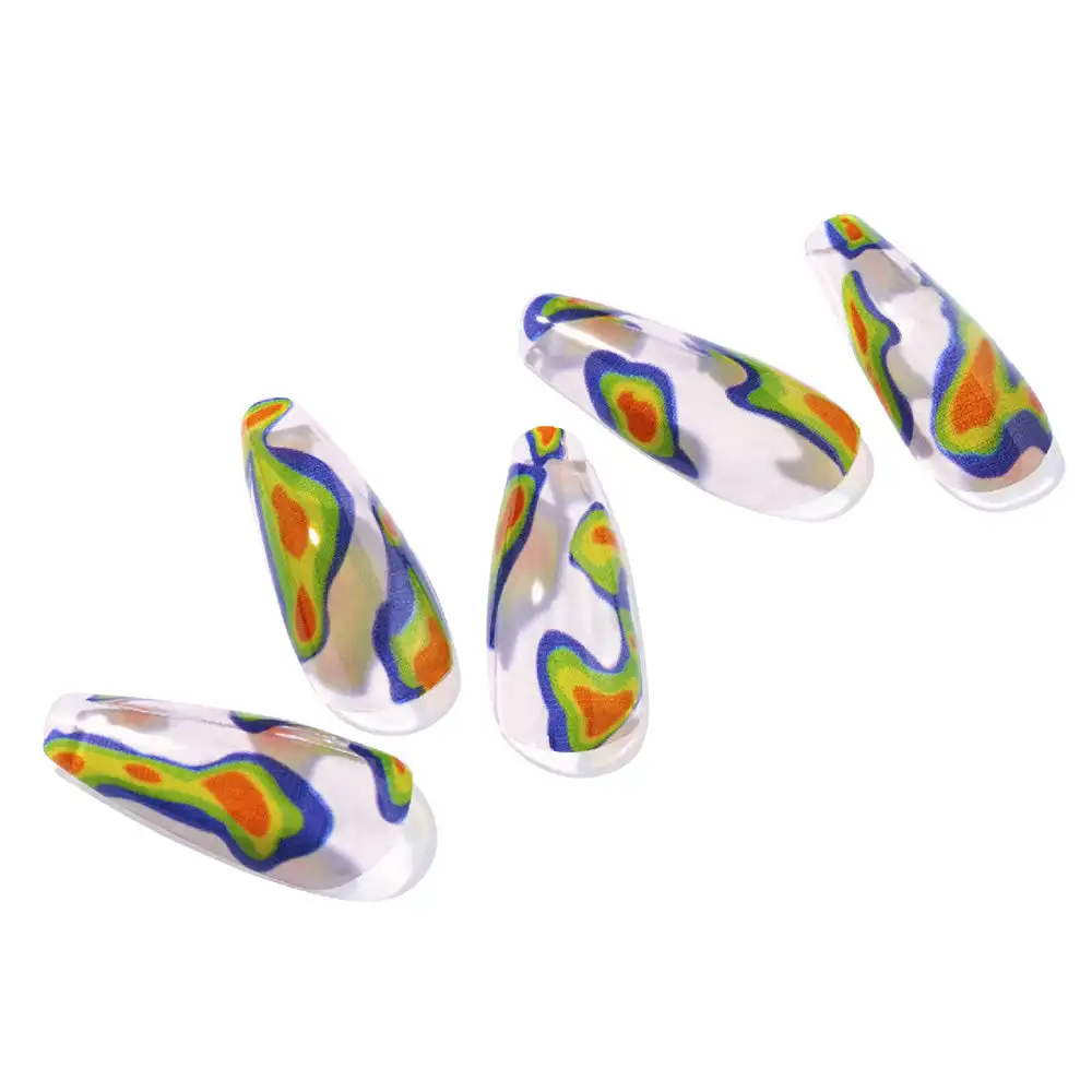 Korean 100% Real Salon Quality Press on gel nails Gel Nail sticker manicure Wholesale Certified