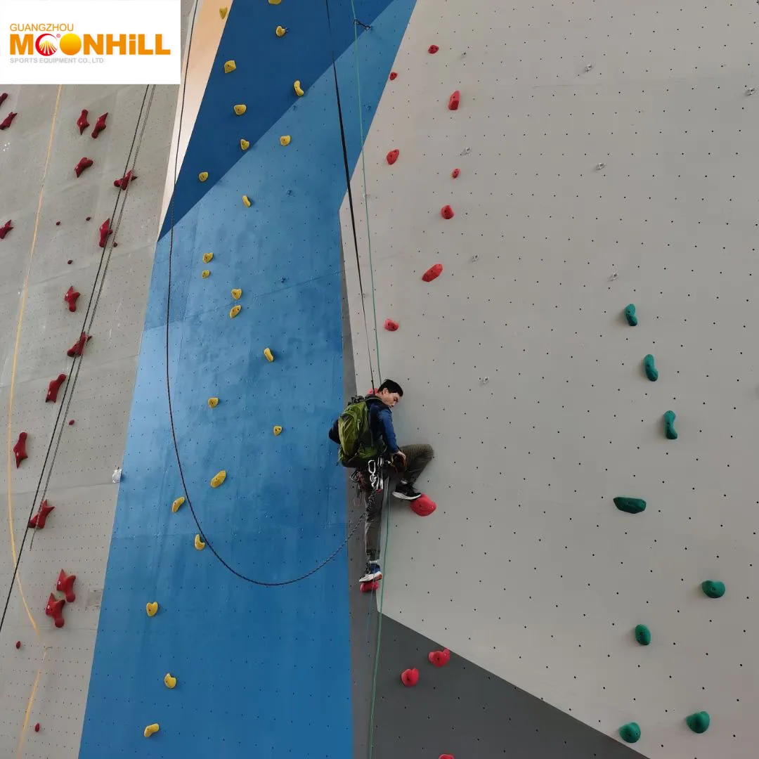 Climbing Wall 2024 fiberglass resin rock climbing wall rock climbing harness macros and volumes