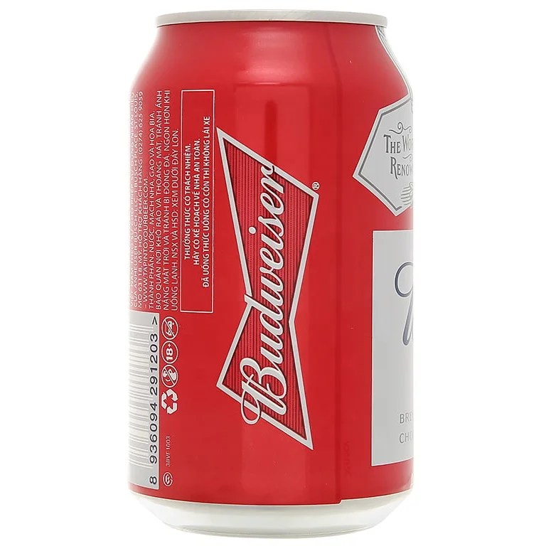 Банка для пива BUD 330 мл