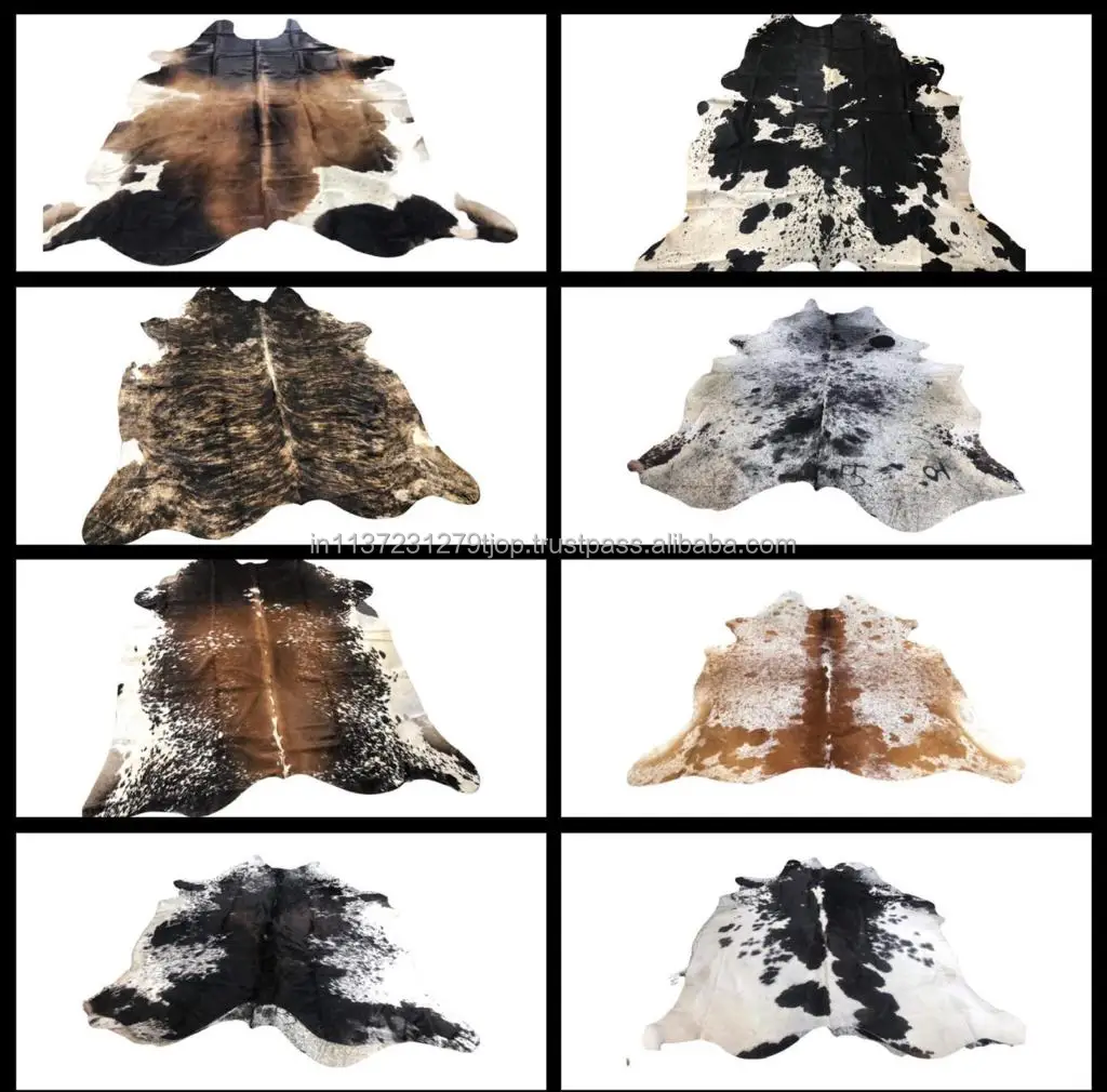 Коврики из воловьей кожи кожаный ковер домашний декор кожаные коврики