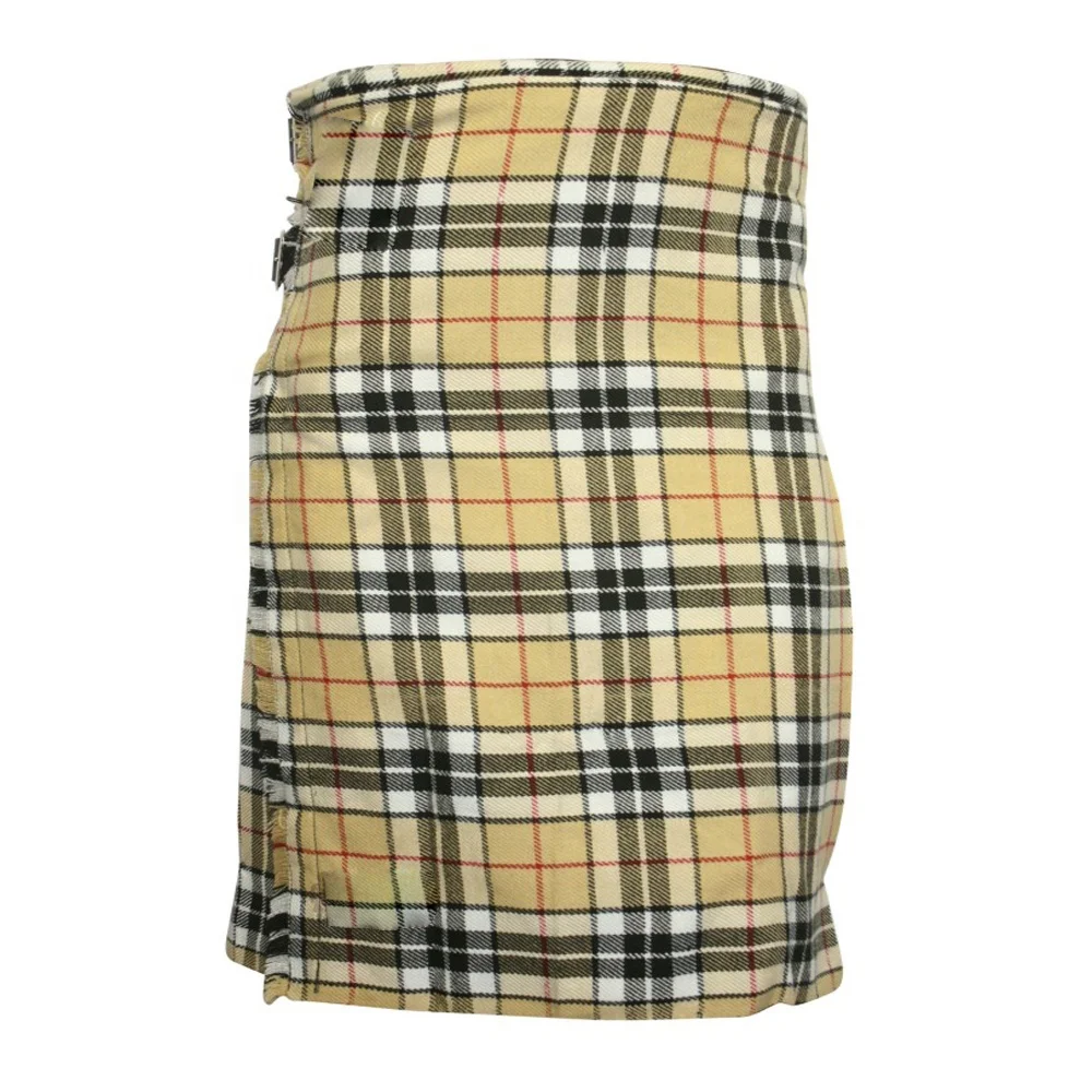 Wholesale Royal Stewart Tartan Kilt High Quality 8 Yards Scottish Highland Kilt Men Wool Professional Musical Instruments