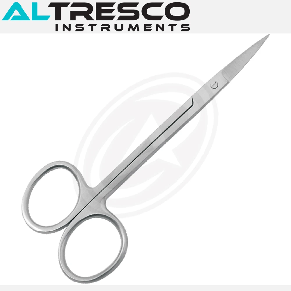 Sewing Embroidery Scissors Stainless Steel Needle Pointed Straight & Curved Blades