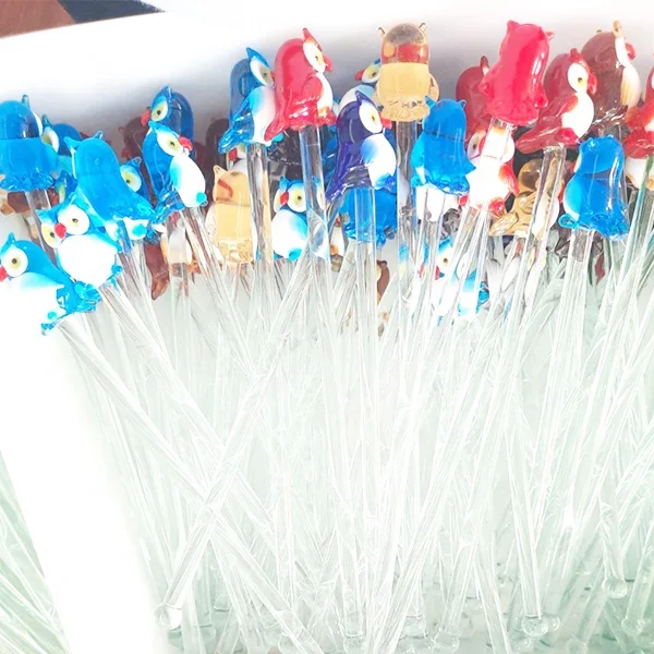 Шейкер стеклянная палочка для перемешивания кофе