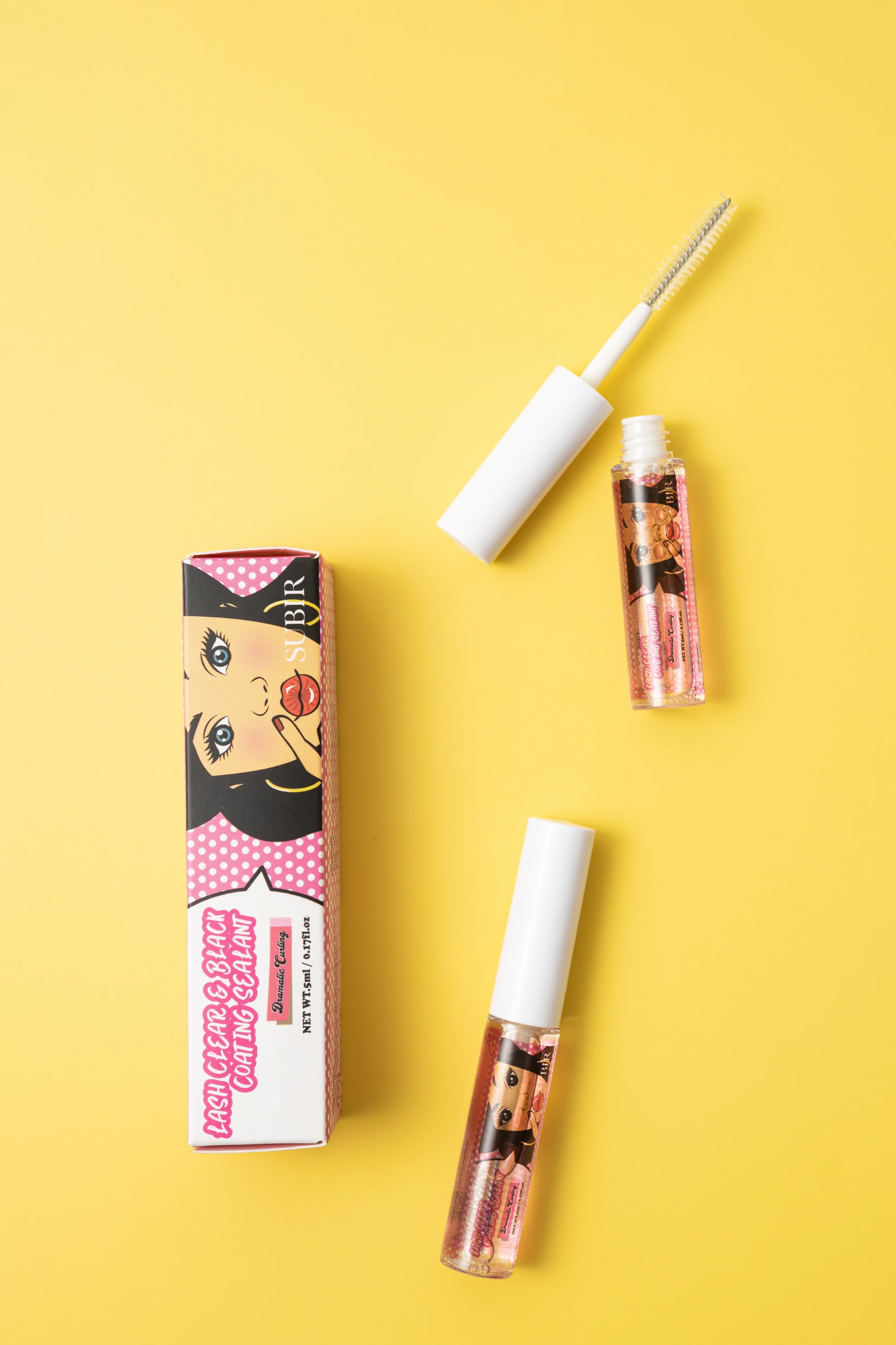 2024 ISO22716-Cleared New Vegan Growth Serum Clear Black Extension Glue Private Label Eyelash Curling Factory in Korea Low Fume