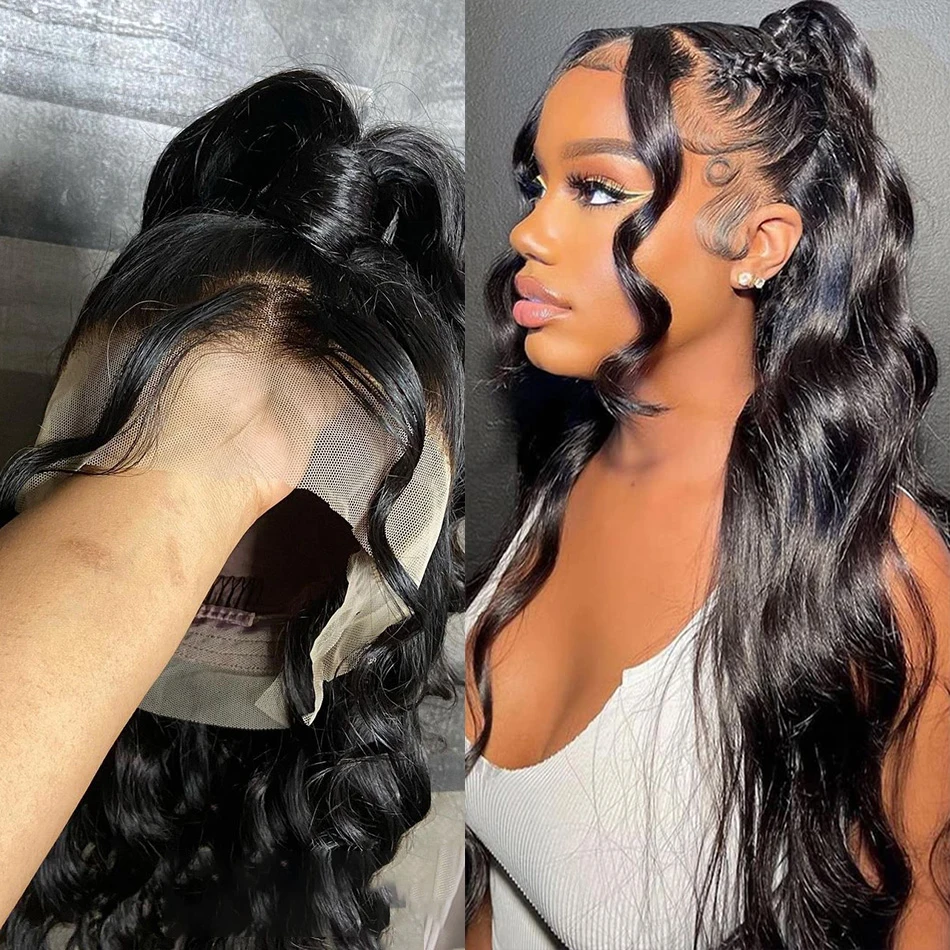 Showreal 13x4 13x6 Lace Frontal Wig Vendor 200 Density Body Wave  Full HD Lace Frontal Wig 100% Human Hair Lace Frontal Wigs