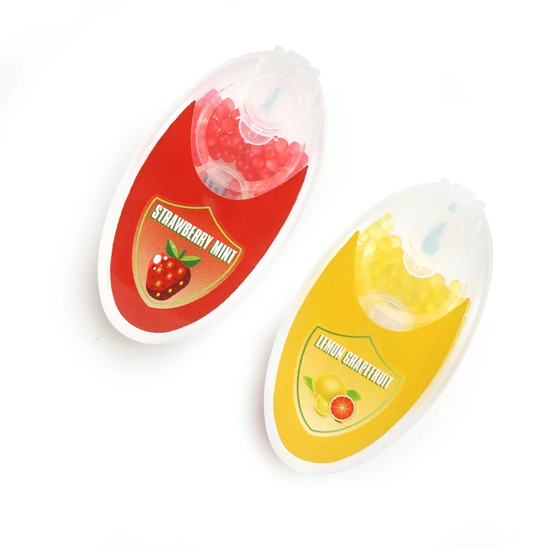 Flavour Ball  holder cigarettes smoking filter capsule rods dual filtration cigarette  burst  beads