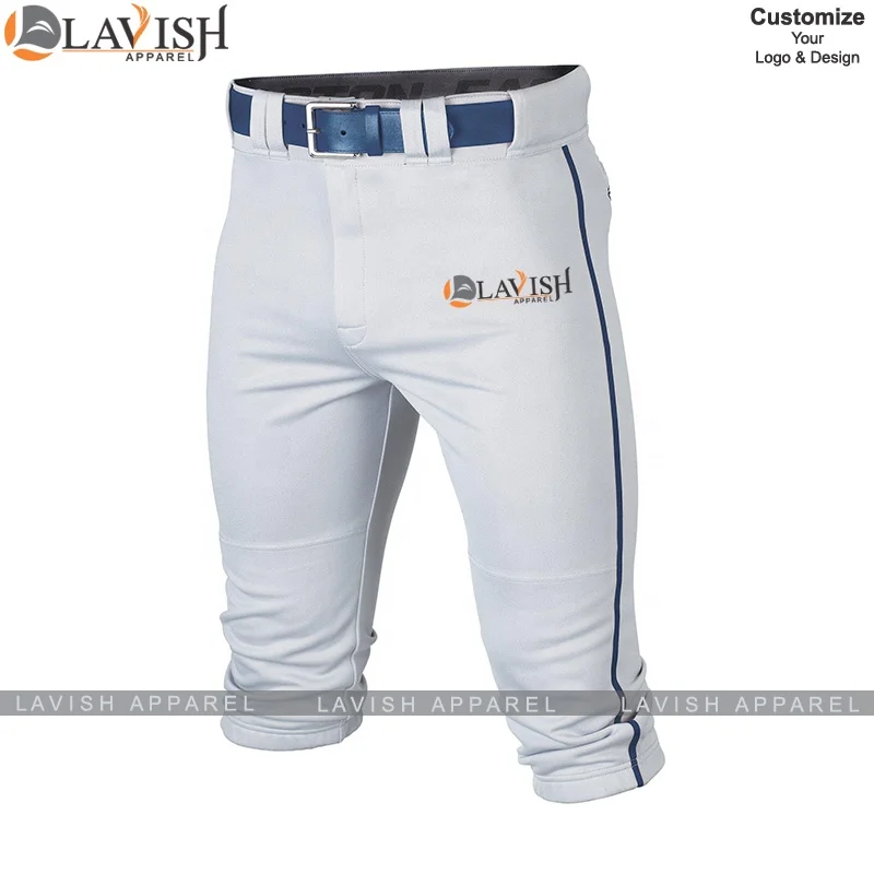 Пользовательские бейсбольные брюки оптовая продажа Бейсбольные серые для гольфа