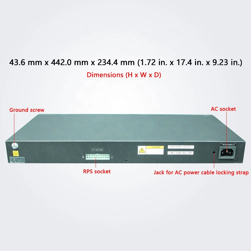 24 Ports Simplified 10 GE Ethernet Switch 6720-26Q-LI-24S-AC Managed Gigabit Switch of Competitive Price