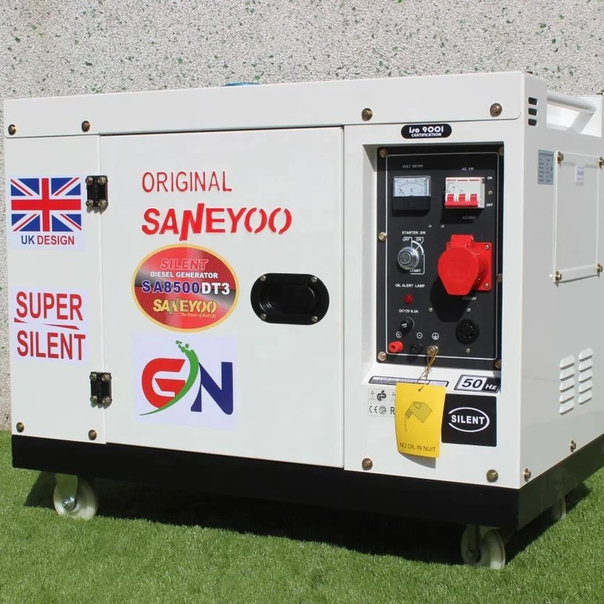 Diesel Generator Hot Sale 6KW Air Cooled Diesel Generator low price genset sound proof diesel generators