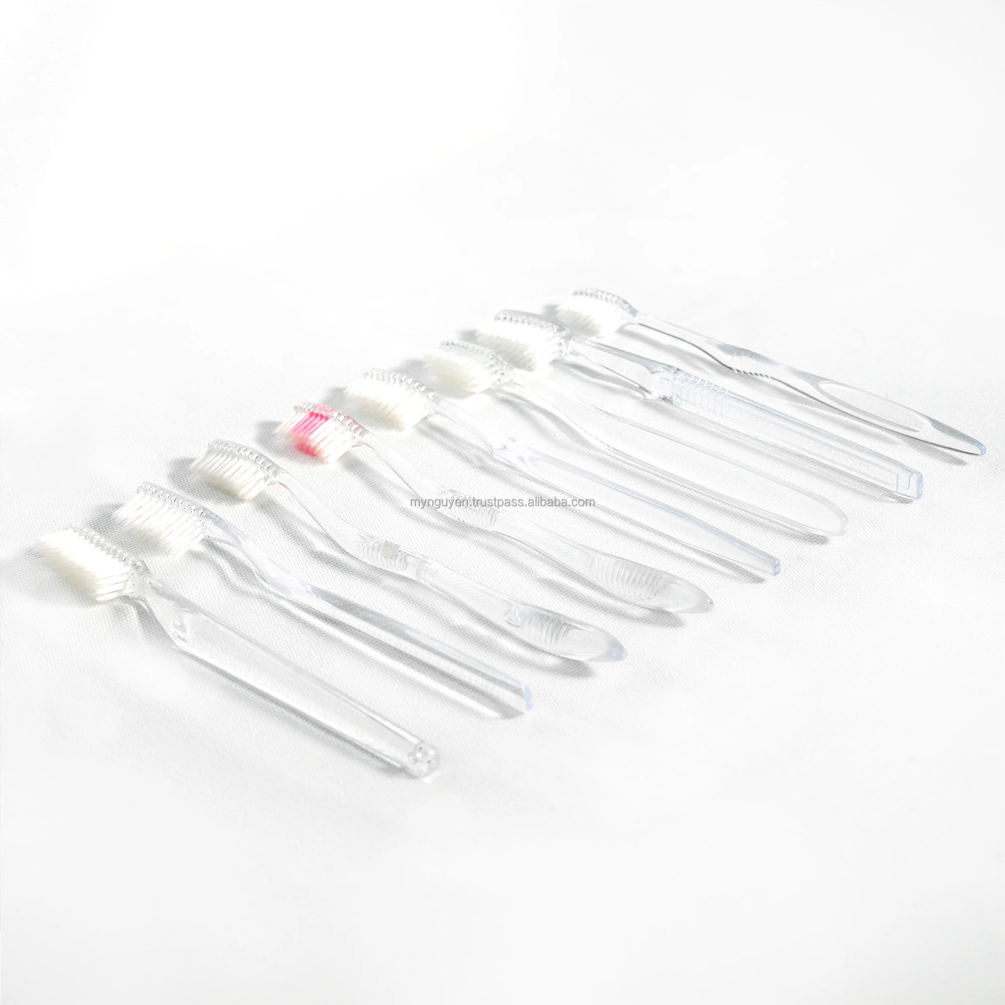 S Shaped PS Toothbrush For Hotel From Vietnam Manufacturer Soft Toothbrush Refillable For Adult Travel Kit Toothbrush Finger