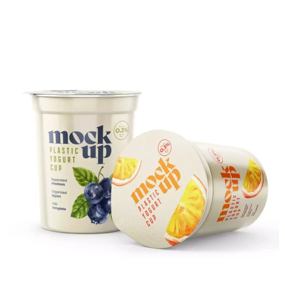 Wholesale Custom Disposable Made Cup Lid Sealing Film coffee tea yogurt Easy to Tear Sealing Film