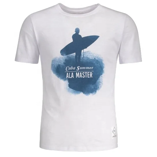 New arrival customized discharge printed custom men short sleeve o-neck t shirt clothing 100% Combed ringspun Cotton